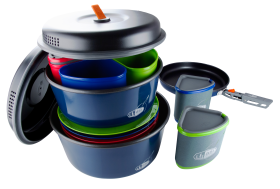 GSI Outdoors Bugaboo 23-Piece Ceramic Camper Cook Set