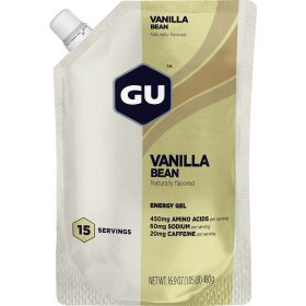 GU Energy Gel - 15-Servings Vanilla Bean, One Size