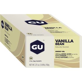 GU Energy Gel - 24 Pack Vanilla Bean, 24 PACK
