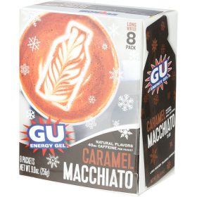 GU Energy Gel - 8-Pack Caramel Macchiato, One Size