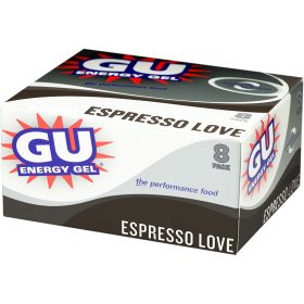 GU Energy Gel - 8-Pack Espresso Love, One Size