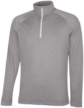 Galvin Green Dion Insulating Midlayer Men's Golf Pullover - Grey, Size: Small