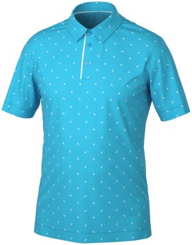 Galvin Green Miklos Men's Golf Polo - Blue, Size: Small