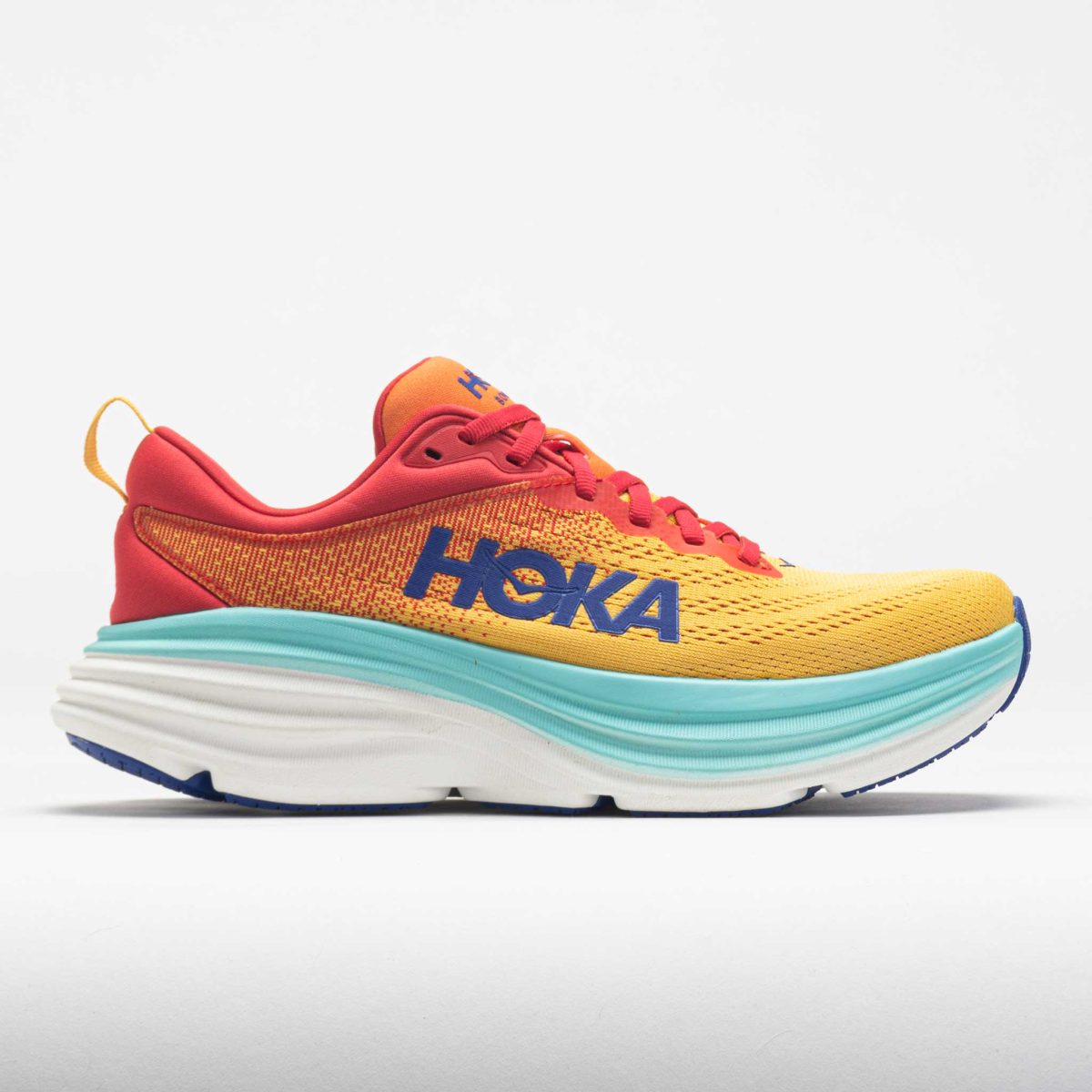 HOKA Bondi 8 Men's Running Shoes Cerise/Cloudless