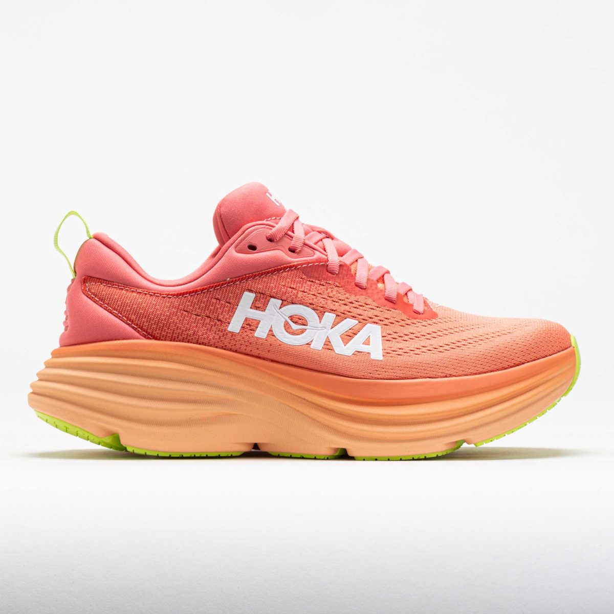 HOKA Bondi 8 Women's Running Shoes Coral/Papaya