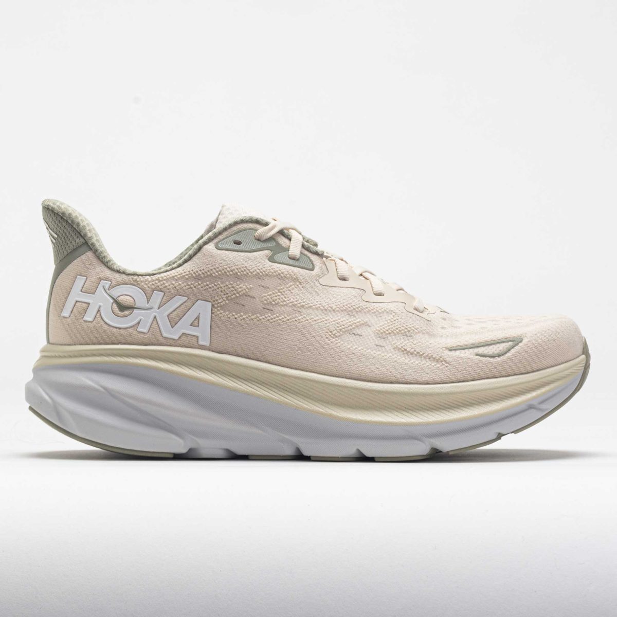 HOKA Clifton 9 Men's Running Shoes Oat Milk/Barley