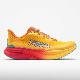 HOKA Mach 6 Men's Running Shoes Poppy/Squash