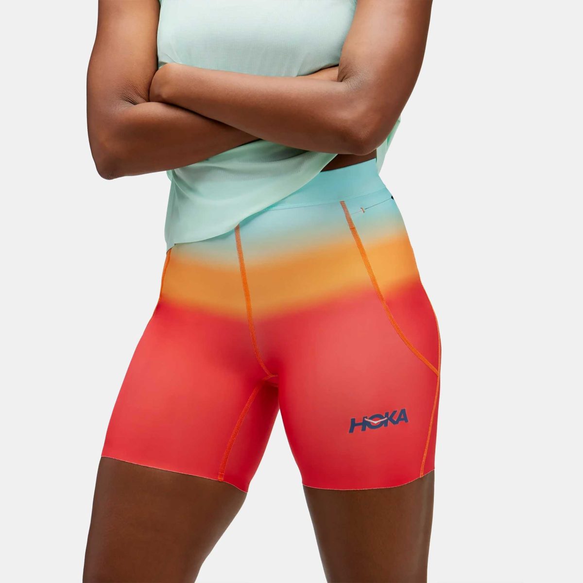 HOKA Novafly 6" Knit Short Women's Running Apparel Marathon Pack