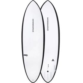 Haydenshapes Hypto Krypto FutureFlex - FCSII 5 Fin Surfboard Clear, 5ft 7in