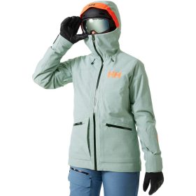 Helly Hansen Powderqueen 3.0 Jacket - Women's Jade 2.0 Melange, L