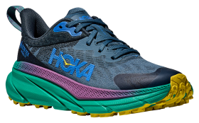 Hoka Challenger 7 GTX Waterproof Trail Running Shoes for Ladies - Real Teal/Tech Green - 10M