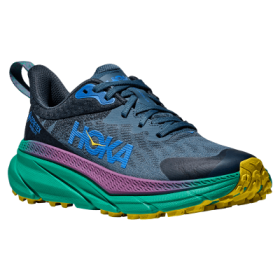 Hoka Challenger 7 GTX Waterproof Trail Running Shoes for Ladies - Real Teal/Tech Green - 9M