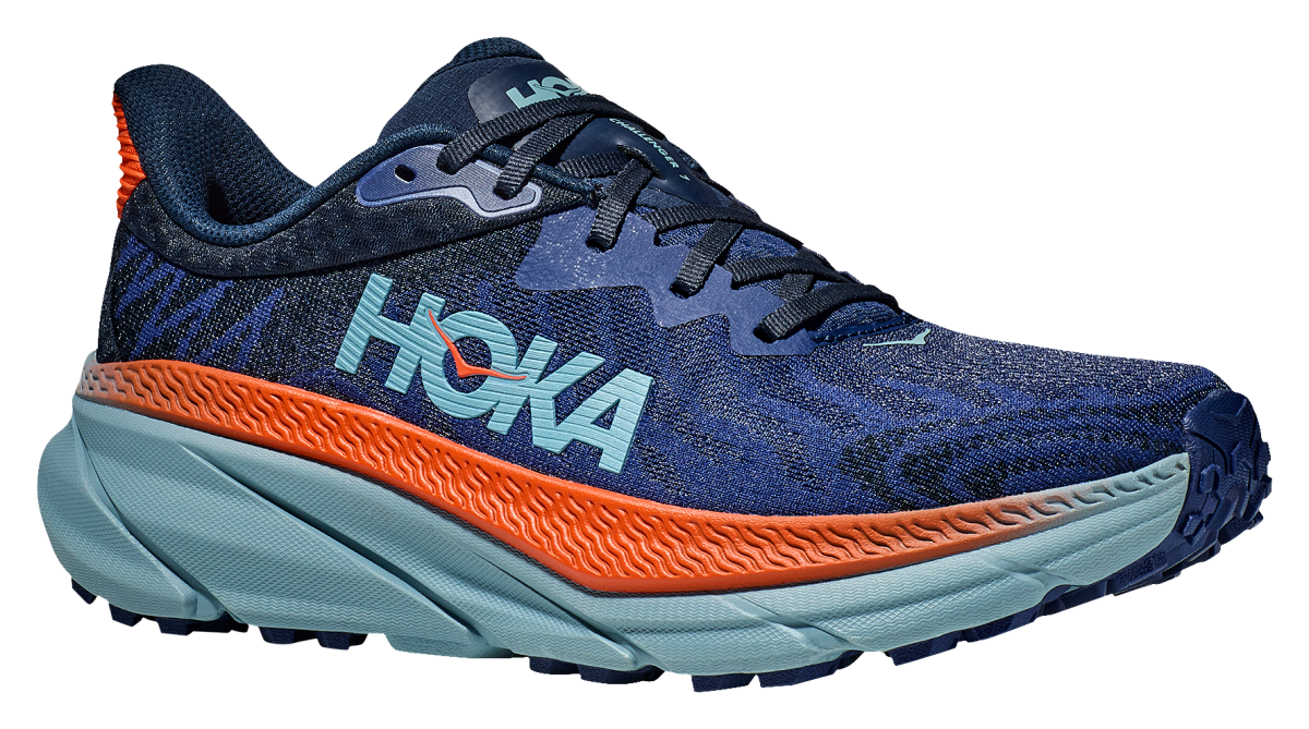 Hoka Challenger ATR 7 Trail Running Shoes for Men - Bellwether Blue/Stone Blue - 10M