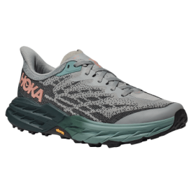 Hoka Speedgoat 5 Trail Running Shoes for Ladies - Harbor Mist/Spruce - 7M