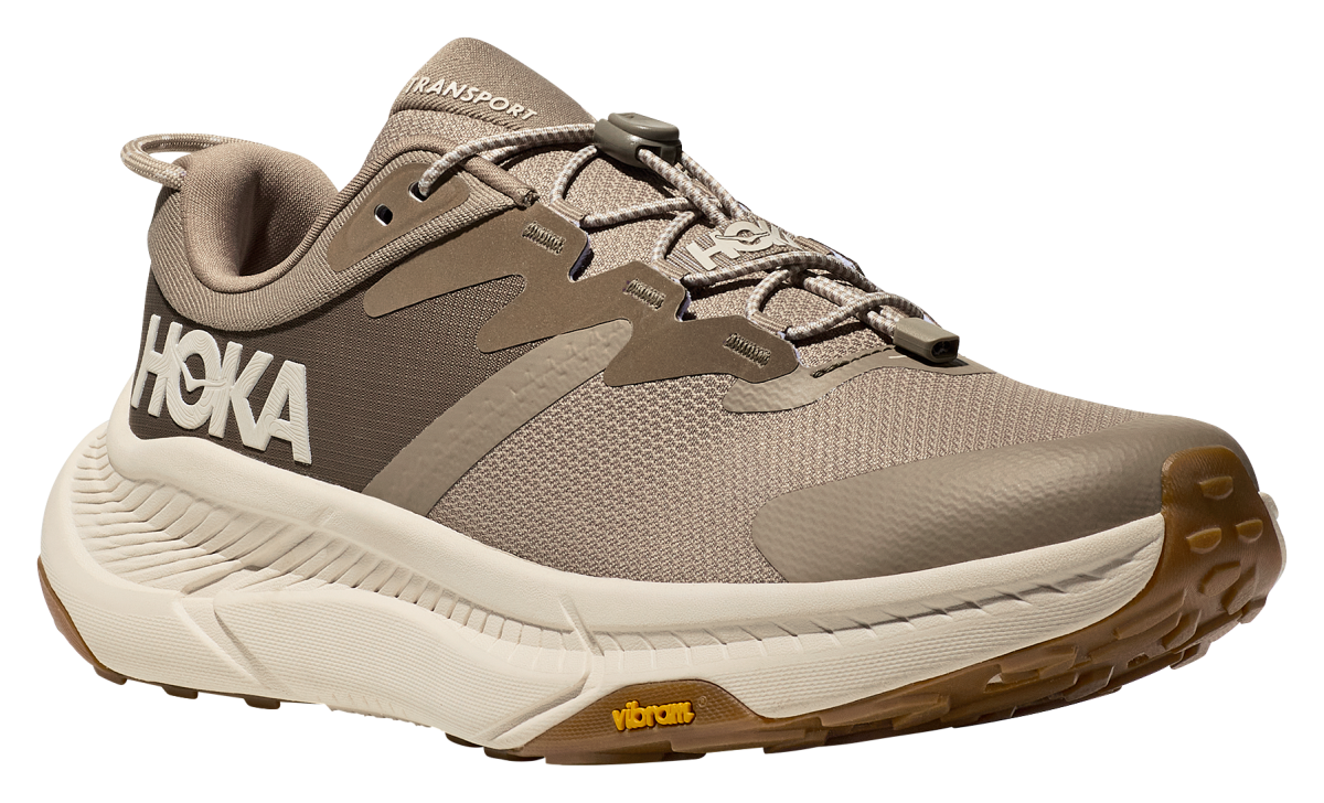 Hoka Transport Running Shoes for Men - Dune/Eggnog - 10M