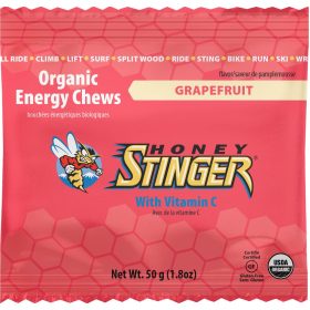 Honey Stinger Organic Energy Chews - 12 Pack Grapefruit, One Size