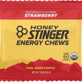 Honey Stinger Organic Energy Chews - 12 Pack Strawberry, One Size