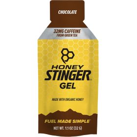 Honey Stinger Organic Energy Gels - 24-Pack Chocolate - Naturally Caffeinated, One Size