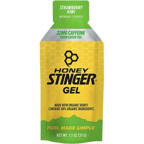 Honey Stinger Organic Energy Gels - 24-Pack Kiwi Strawberry - Naturally Caffeinated, One Size