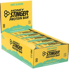 Honey Stinger Protein Bar - 10g - 15 Pack Dark Chocolate Mint, 10 Gram