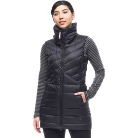 Indyeva Kapa Long Full-Zip Vest - Women's Black, M