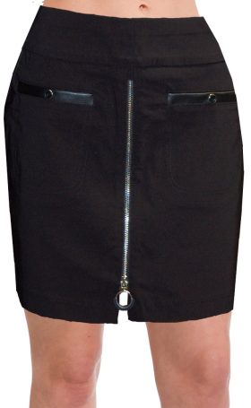 Jamie Sadock Womens Skinnylicious 16 Inch Golf Skort - Black, Size: 0