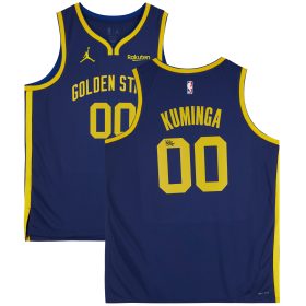 Jonathan Kuminga Golden State Warriors Autographed Navy Jordan Brand Statement Edition Jersey