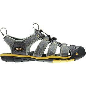 KEEN Clearwater CNX Sandal - Men's Gargoyle/Super Lemon, 10.5