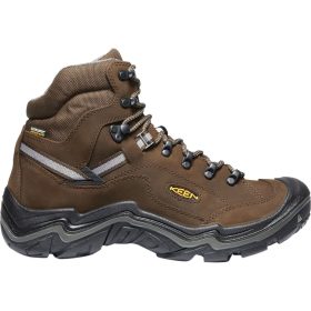 KEEN Durand II Mid Waterproof Wide Hiking Boot - Men's Cascade Brown/Gargoyle, 7.5