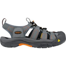 KEEN Newport H2 Sandal - Men's Dark Gull Gray/Persimmon Orange, 11.0