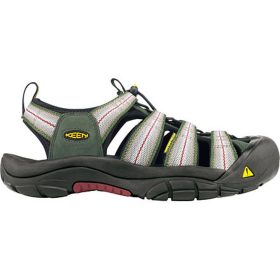 KEEN Newport H2 Sandal - Men's Green Red Fade, 12.0