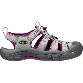 KEEN Newport H2 Sandal - Women's Neutral Gray/Beet Red, 5.0