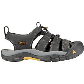 KEEN Newport Sandal - Men's Black/Golden Glow, 13.0