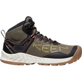 KEEN Nxis Evo Mid Waterproof Hiking Boot - Men's Brindle/Citronelle, 7.5