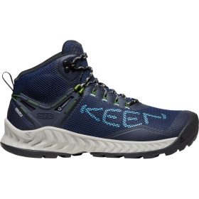 KEEN Nxis Evo Mid Waterproof Hiking Boot - Men's Naval Academy/Ipanema, 9.0