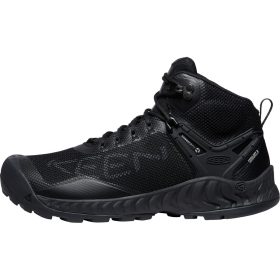 KEEN Nxis Evo Mid Waterproof Hiking Boot - Men's Triple Black, 12.0