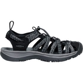 KEEN Whisper Sandal - Women's Black/Steel Grey, 11.0