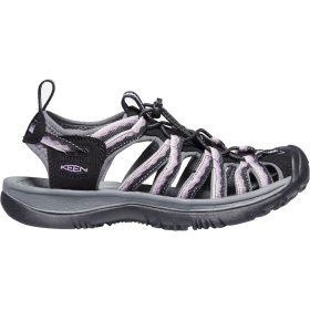 KEEN Whisper Sandal - Women's Black/Thistle, 6.5