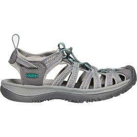 KEEN Whisper Sandal - Women's Medium Grey/Peacock Green, 10.5