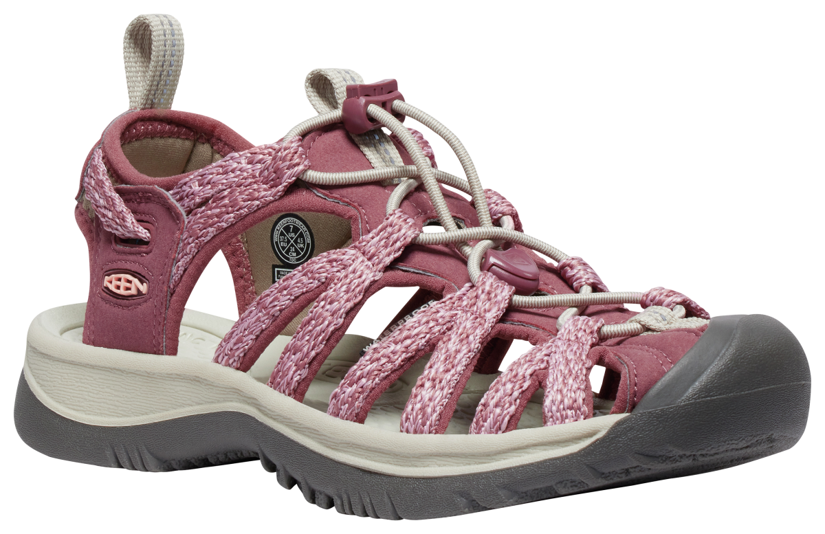 KEEN Whisper Sandals for Ladies - Rose Brown/Peach Parfait - 9M