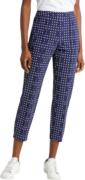 KINONA Womens Tailored Crop Golf Pants - Blue, Size: Small