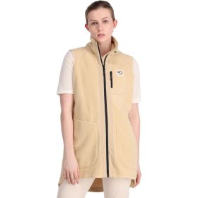 Kari Traa Sanne Pile Vest Long - Women's Oat, L