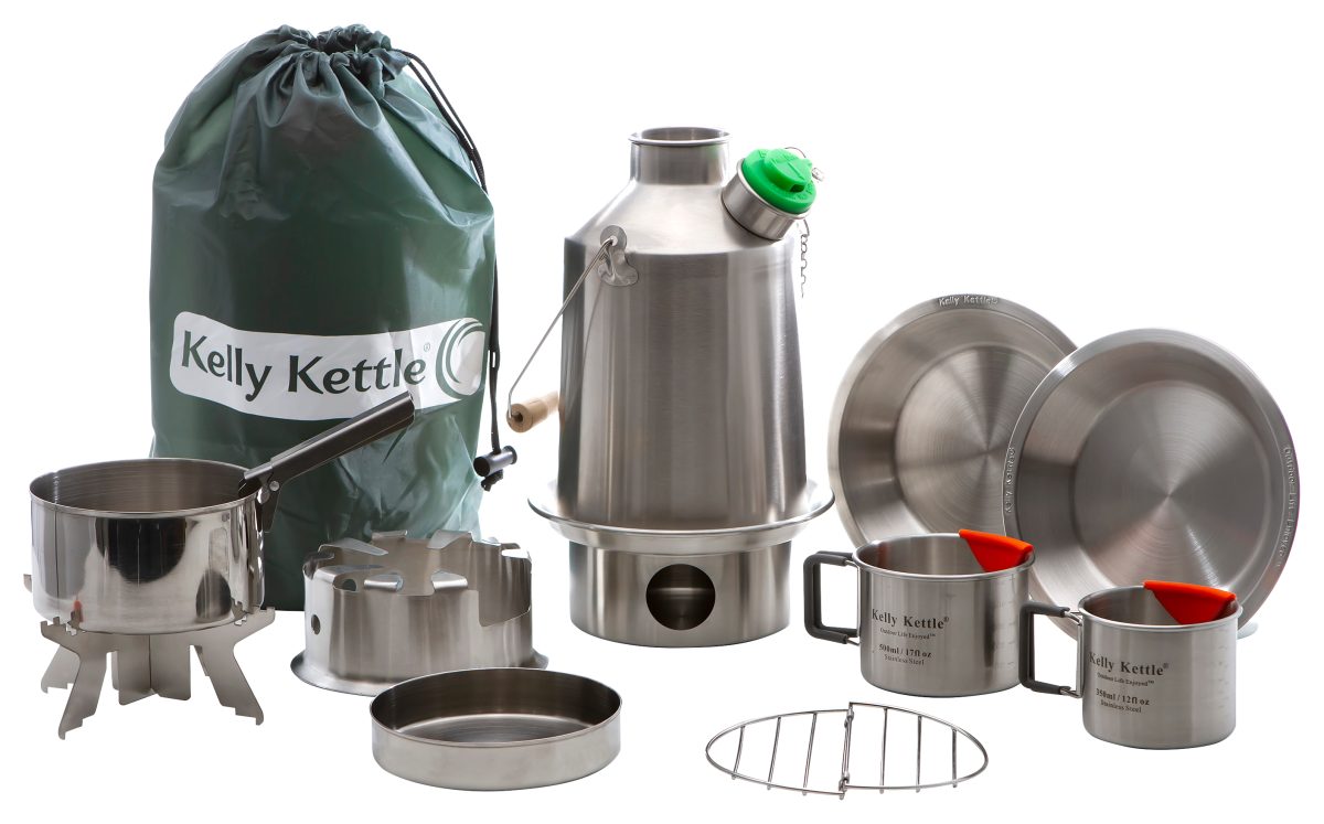 Kelly Kettle Ultimate Stainless Steel Scout Cook Kit