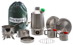 Kelly Kettle Ultimate Stainless Steel Scout Cook Kit