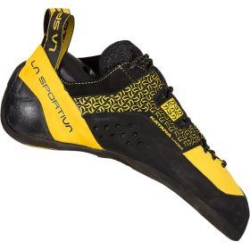 La Sportiva Katana Lace Vibram XS Edge Climbing Shoe Yellow/Black, 35.5