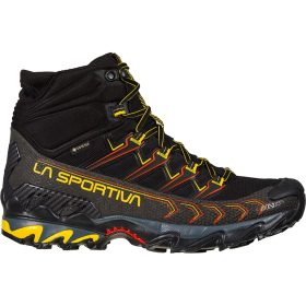 La Sportiva Ultra Raptor II Mid GTX Hiking Boot - Men's Black/Yellow, 43.0