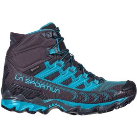 La Sportiva Ultra Raptor II Mid GTX Wide Hiking Boot - Women's Carbon/Topaz, 38.0