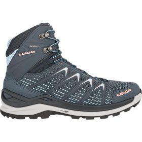 Lowa Innox GTX Mid Hiking Boot - Women's Steel Blue/Salmon, 8.5