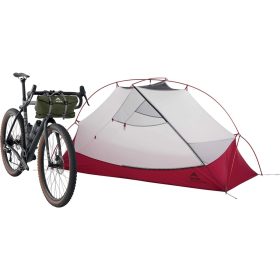 MSR Hubba Hubba Bikepack Tent: 1-Person 3 Season Green, One Size