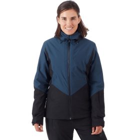 Mammut Casanna HS Thermo Hooded Jacket - Women's Peacoat/Black, S